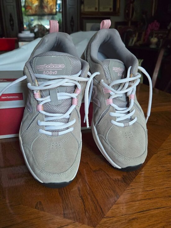 New Balance Shoes - New Balance Woman's Model 608 Pink and Grey size 9.5